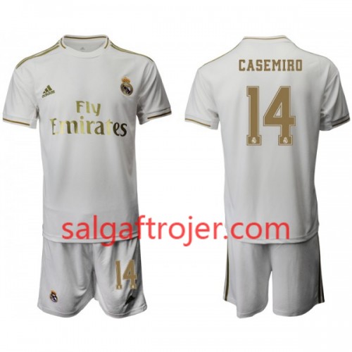 Real Madrid Fodboldtrøjer CASEMIRO 14 Børn Hjemmebanesæt 2019/20 Kort ærmer Real Madrid Fodboldtrøjer CASEMIRO 14 Børn Hjemmebanesæt 2019/20 Kort ærmer